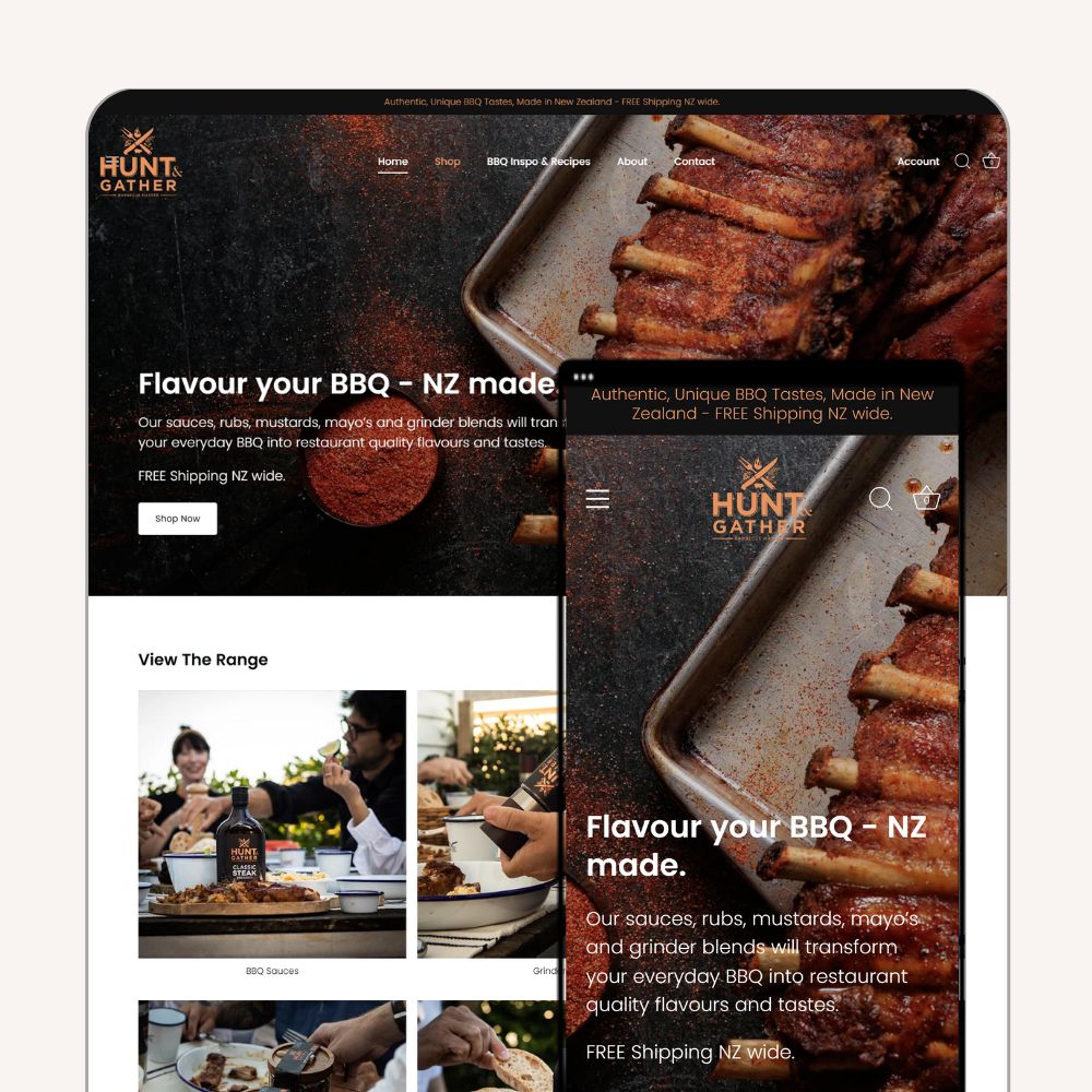 Hunt & Gather: Shopify Setup for D2CBrand