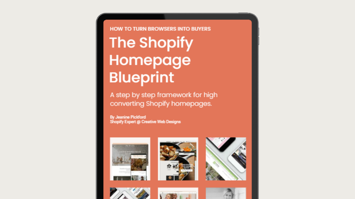 The Shopify Homepage Blueprint
