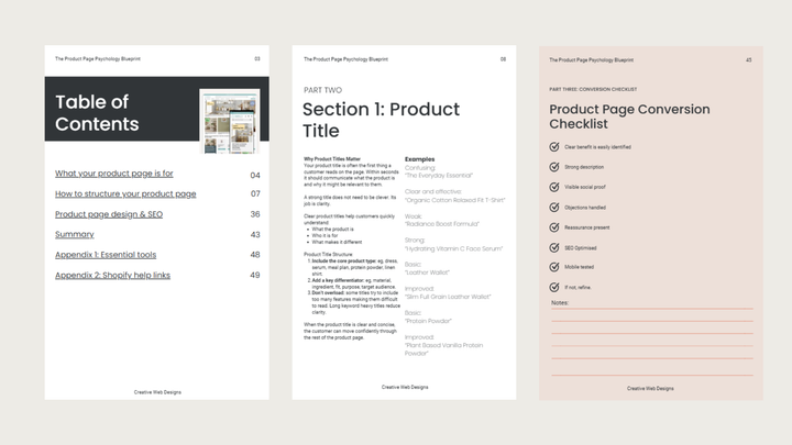 The Product Page Psychology Blueprint