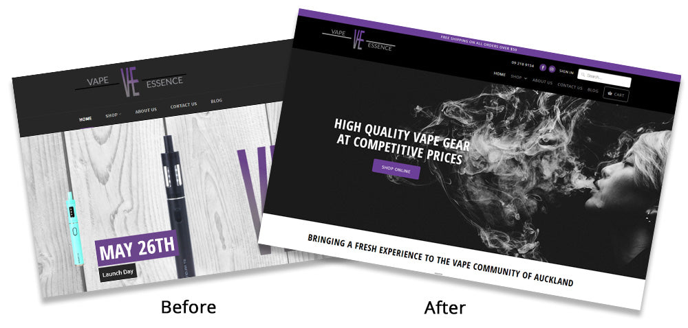 Shopify Website Revamp